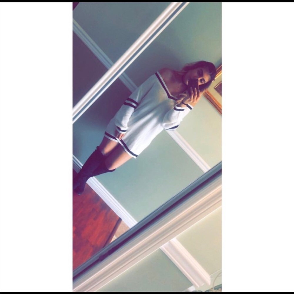 Varsity Sweater dress